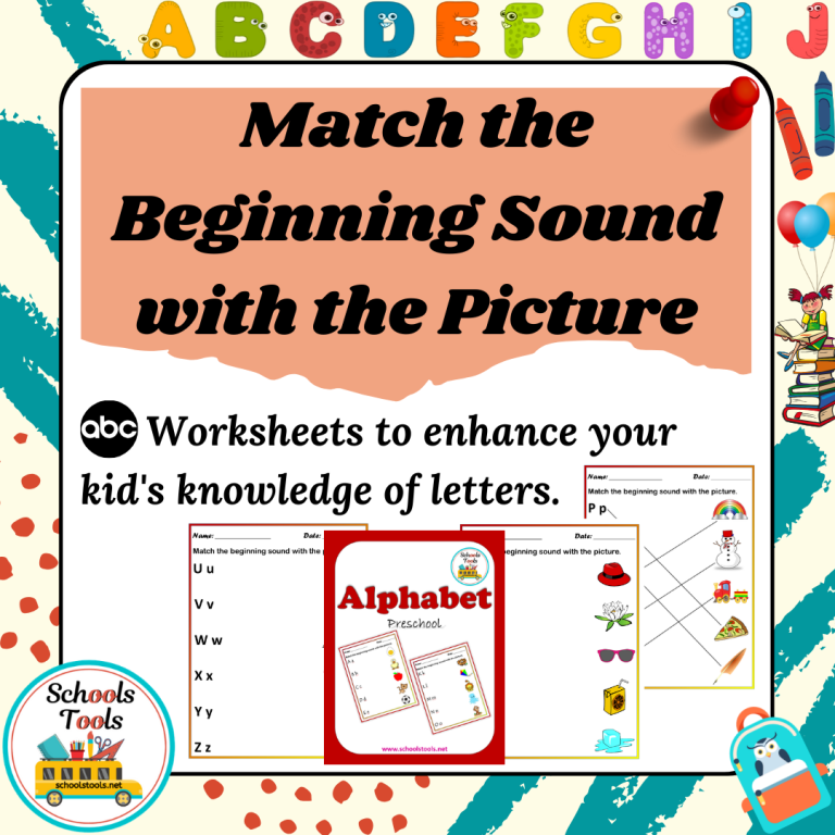 Match the Beginning Sound with the Picture صورة المنتج
