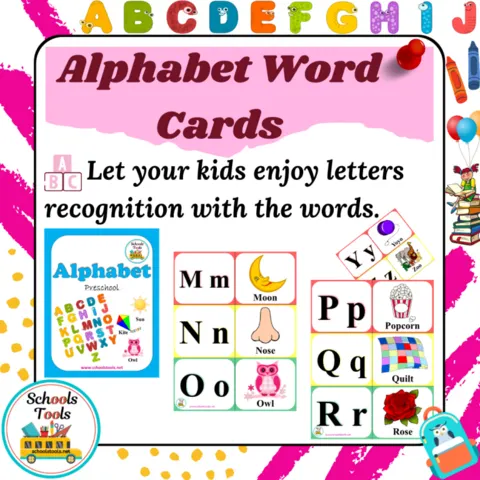 Alphabet Word Cards A-Z صورة المنتج
