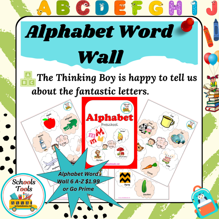 Alphabet Word Wall 6 S-Z صورة المنتج