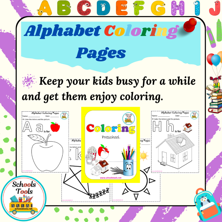 Alphabet Coloring Pages S-Z صورة المنتج