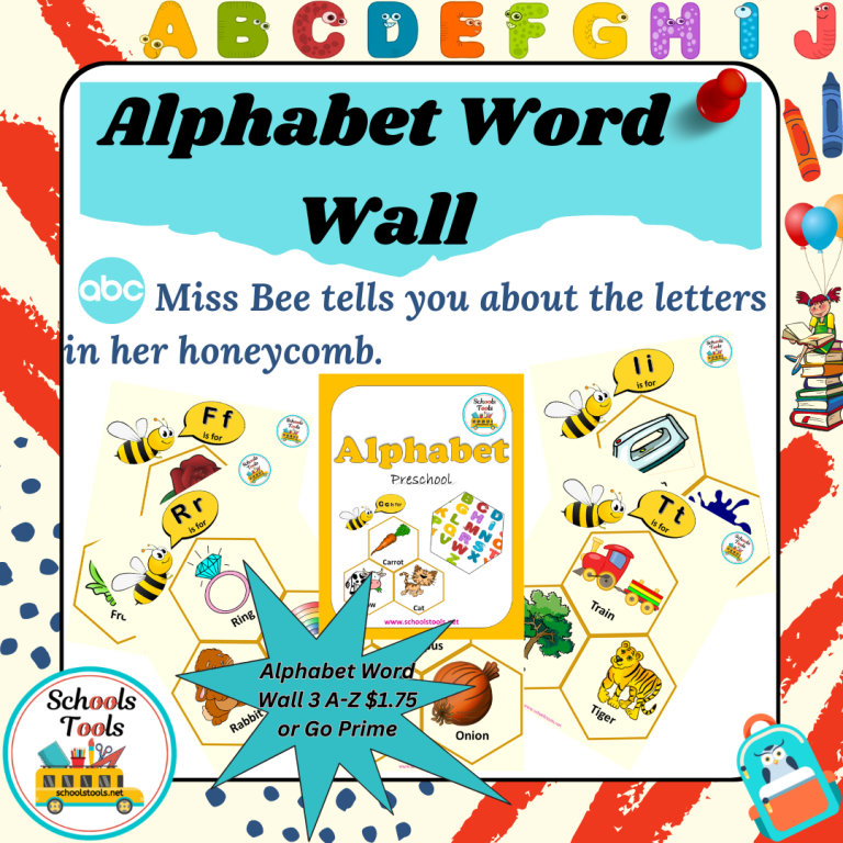 Alphabet Word Wall 3 A-I صورة المنتج