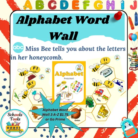 Alphabet Word Wall 3 S-Z صورة المنتج