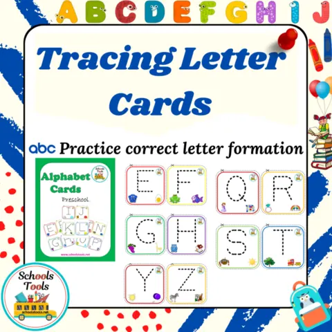 Tracing Letters Cards صورة المنتج