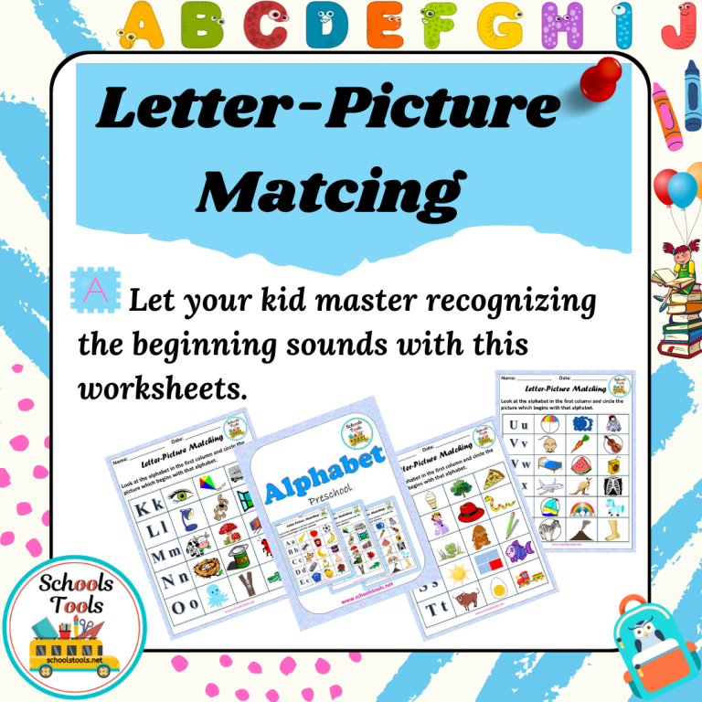 Letter-Picture Matching صورة المنتج