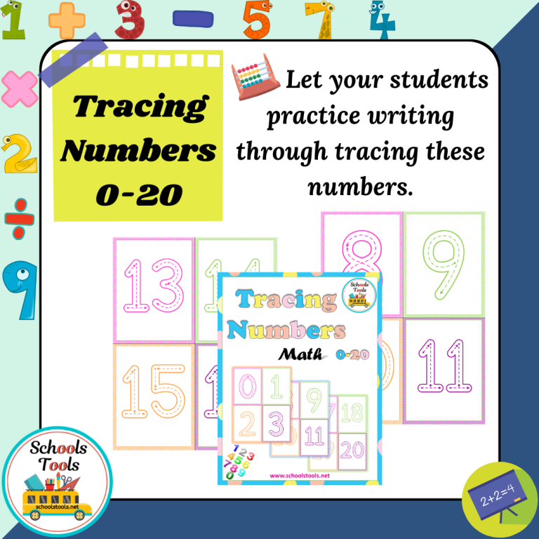 Tracing Numbers 0-20 صورة المنتج