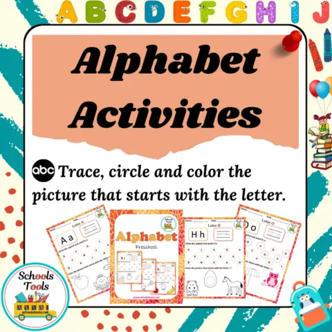 Alphabet Activities Ff-Jj صورة المنتج